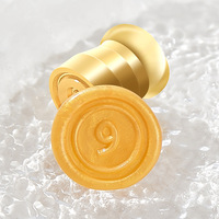 1-10 mini sceaux 12mm timbres de sceau de cire numériques peuvent être personnalisés avec logo
