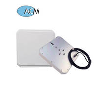Módulo de antena integrado UHF impermeable de 902-928MHz con caja metálica 0-12M para leer lector de tarjetas RFID de etiquetas UHF