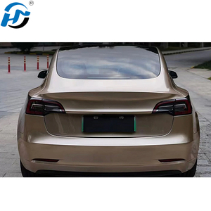 Vente en gros PET TPU Cast HD Glossy Liquid Metal Champagne Dark Car Wrap Vinyl Un rouleau complet 1. 52X1.8 M/5X60FT Factory Direct - Product Image 2