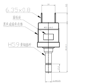 FPS-2S สวิตช์แรงดันคงที่0.02, KD6.4 spstnc 1.0MPa เชื่อมต่อตัวเรือนสแตนเลสสตีลแบบเร็ว6.35x0.8แท็บเทอร์มินัล-30 ~ 65 ℃ - Product Image 6