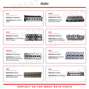 Nueva Cabeza de Cilindro de Motor 8973559709 8973559709 8981756060 3.0L Diésel 4JJ1-TC 4JJ1E4C-L para Isuzu ELF D-MAX I Forward - Product Image 5