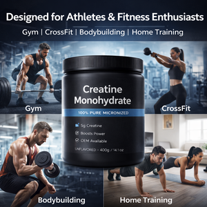 Creatina Monohidratada em Pó Sem Sabor 10g por Porção |   Suplemento 100% Puro para Aumento de Força Muscular para Mulheres |   Direto da Fábrica - Product Image 2