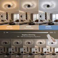 Plafonnier LED moderne nordique en spirale, style feux d'artifice, pour salon, chambre, villa