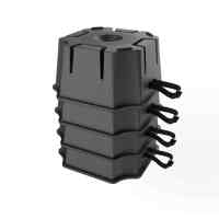 Blocs de support stabilisateurs pour remorque, pieds de stabilisation pour attelage de caravane, nivellement de camping-car pour 5ème roue et stabilisateur à ciseaux