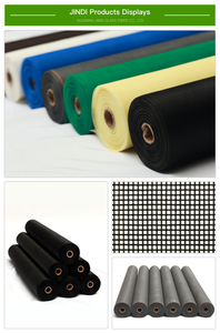 JINDI 18*16 malla rígida Industrial retráctil mosquiteras protección de fibra de vidrio mosquitera malla corredera puerta enrollable - Product Image 5