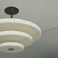 Nordic Villa Design Moderne Cuivre Marbre Pendentif Lumière Albâtre Lustre Décoratif pour Salon Installation Suspendue Facile