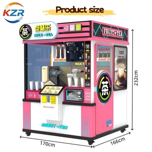 Máquina de Té con Leche Totalmente Automática e Inteligente, Máquina Expendedora de Té con Leche de Autoservicio con Brazo Robótico, Tienda de Té con Leche 24 Horas - Product Image 1