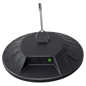 Lampe de secours LED 200W rechargeable par USB DC5V-6V Diamètre 195mm PP+PS Batterie intégrée 3000mAh - Product Image 1