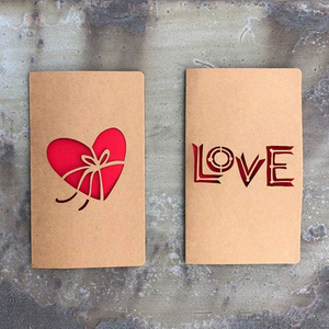 Enveloppe Cœur Creux Personnalisée en Papier Rigide pour la Saint-Valentin, Noël, Nouvel <span class=keywords><strong>An</strong></span>, Thanksgiving et <span class=keywords><strong>Anniversaire</strong></span> - Vente en Gros - Product Image 4
