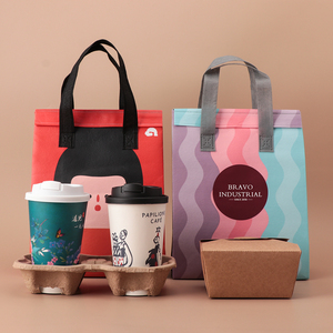 Bolsas <span class=keywords><strong>de</strong></span> Compras <span class=keywords><strong>de</strong></span> Plástico No Tejido con Logotipo Personalizado al por Mayor, Bolsas Térmicas Reutilizables Ecológicas <span class=keywords><strong>para</strong></span> Llevar Comida - Product Image 6