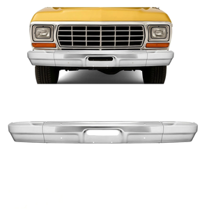 Barra Frontal Cromada para Parachoques Delantero para <span class=keywords><strong>Ford</strong></span> <span class=keywords><strong>Bronco</strong></span> F-100 F-150 <span class=keywords><strong>1978</strong></span> 1979 FO1002148 NUEVA - Product Image 1