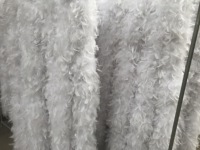 100g bufanda roja Boa de plumas de pavo para mujer fiesta en casa boda Navidad decoración artesanía ropa disfraz vestido de baile Cosplay Accecssoy