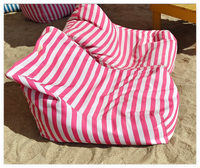 Coussins d'extérieur personnalisés imperméables anti-UV, vente en gros, pouf flottant pour piscine et plage, grand fauteuil pouf, housse de canapé sans rembourrage