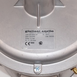 Vanne proportionnelle air-carburant Giuliani VRGA65 DN65 1/2 pouce, vanne de régulation de température normale - Product Image 5