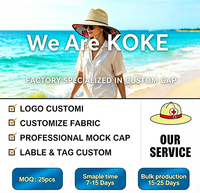 Topi Jerami Penjaga Pantai Grosir Musim Panas Pria Topi Jerami Penjaga Pantai Memancing Logo Kustom Topi Jerami Pantai