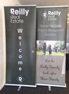 Có thể thu vào biểu ngữ đứng giá rẻ quảng cáo di động nhôm cuộn lên biểu ngữ đứng - Product Image 2