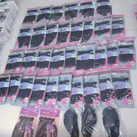 Cheveux bruts alignés en gros, 100 % cheveux humains vierges, cheveux brésiliens lisses, 5 paquets avec closure frontale en dentelle