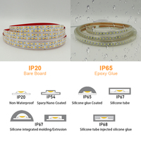 Usine personnalisée haute luminosité LED bande lumineuse 2835 12/24V LED bande ruban chaîne 120led/M chambre décoration de la maison blanc naturel