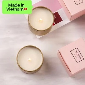 Velas de lujo Perfumadas Lata personalizada Vela perfumada de soja Decoración de granos de café Velas perfumadas Etiqueta privada - Product Image 1