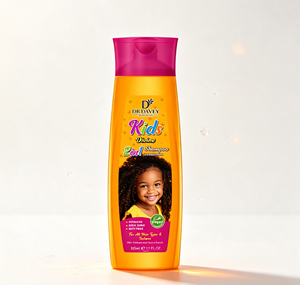 DR.DAVEY Kids Divine 2 in 1 Shampoo e Balsamo Idratante Anti-Crespo Lucidante Vegano per Tutti i Tipi di Capelli dei Bambini 325mL - Product Image 1