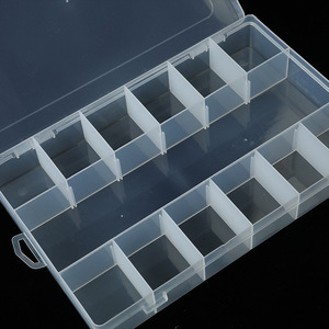 Transparent Plastic Organizer Box 13 Compartment Rectangular Storage Case For Jewelry Parts Medicine Daily Use - Product Image 3