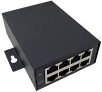 Parafoudre Ethernet PoE 4 ports T2 sur rail DIN 100 Mbps RJ45 SPD 48 V pour caméra IP en acier laminé à froid