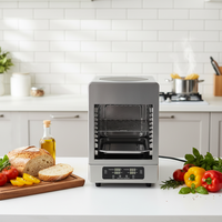 Four de comptoir JingXin avec cuisson hybride haut-bas, cuisine portable pour usage intérieur et extérieur