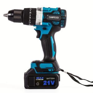 21Vコードレスインパクトドリル<span class=keywords><strong>13mm</strong></span>ブラシレスドライバーバッテリー電気インパクトドリルおよびドライバーキットブラシレスモーター2.7160N - Product Image 2