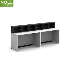 Fabricación <span class=keywords><strong>profesional</strong></span> SC blanco MFC Recepción de oficina Escritorio - Product Image 3