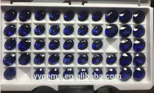 Pietre di <span class=keywords><strong>Zaffiro</strong></span> Sintetico Taglio Cushion, <span class=keywords><strong>Zaffiro</strong></span> Blu Creato in Laboratorio per Gioielleria, Prezzo per Carato, Gemma <span class=keywords><strong>Preziosa</strong></span> Sintetica (Creata in Laboratorio) - Product Image 5