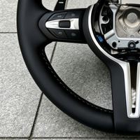 Volant en cuir en gros pour BMW M3 M5 M6 F01 E60 E86 F05 F06 F10 F30 F35 F20 E70 E90 E71 E84 E53 E60 - Accessoires automobiles