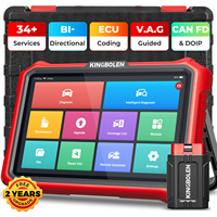 Kingbolen K8 PRO 8 pouces CAN FD DoIP Outil de diagnostic automobile toutes fonctions 34 fonctions de réinitialisation Codage ECU Test actif Pk LAUNCH X431
