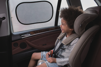 Pare-soleil unisexe pour vitres de voiture, Pack de 2, pare-soleil suspendu pour fenêtre de véhicule, protection contre les rayons UV, pour fenêtre latérale de bébé
