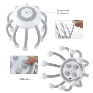 Masseur de tête CZFIT pour le bureau à domicile, détente des muscles de la tête pour soulager la fatigue, massage tactile vibrant pour améliorer le sommeil - Product Image 4