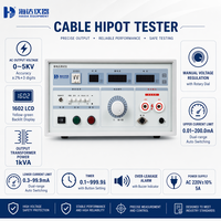 HD Hipot Withstand Voltage Insulation Tester LCD Display 200mA Leakage Current Timer for Cable Wire Appliance IEC UL VDE