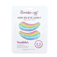 Sachet en plastique laminé aluminium de qualité alimentaire, refermable, à trois côtés, avec soufflet latéral, pour masque facial, blush