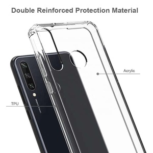 Étui transparent hybride en TPU acrylique écologique antichoc pour P40 P40 <span class=keywords><strong>Lite</strong></span> <span class=keywords><strong>Honor</strong></span> <span class=keywords><strong>9X</strong></span> <span class=keywords><strong>Lite</strong></span> Cellular - Product Image 2