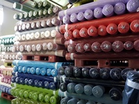 Tissu Crêpe 100% Polyester 58/60 Pouces 210GSM Respirant Tissé Uni Solide Textile de Maison Poids Moyen OEM