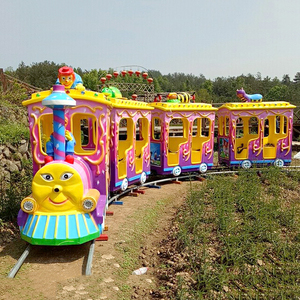 Produits de parc d'attractions pour adultes et enfants, fabriqués en Chine, conformes aux normes CE, train touristique sur rail pour l'extérieur, à vendre. - Product Image 2