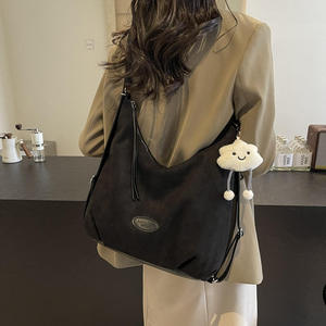 Fashion Women's Tote <b>Bags</b> <b>Large</b>-capacity Cross-border Handbag 2026 New Style Simple Patchwork Shoulder <b>Bag</b> Designer <b>Canvas</b> <b>bags</b> - Product Image 3