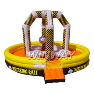 เวทีเกมแบบโต้ตอบลูกบอลเป่าลมออกแบบให้ปลอดภัย - Product Image 3