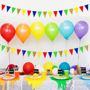 Gahum Custom Size Logo Promotional Mini Bunting <strong>Flags</strong> Top <strong>Supplier</strong> Fabric <strong>Banner</strong> Bunting <strong>Flag</strong> - Product Image 2