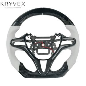 Volante Deportivo de Fibra de Carbono Personalizado Kryvex para <span class=keywords><strong>Honda</strong></span> <span class=keywords><strong>Civic</strong></span> 2007 <span class=keywords><strong>2008</strong></span> 2009 2010 2011 2012 2013-2021 8va Generación - Product Image 1