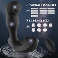 OEM Elektrischer Silikon-Prostatamassager mit Fernbedienung, Rotierendes Anal-Sexspielzeug für Frauen & Männer