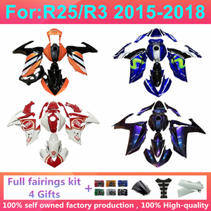 Kit completo de carenado para motocicleta, apto para R25 R3 2015 2016 2017 2018, kit de carenados de inyección, juego de carrocería Zxmt R25/R3 2015 - Product Image 2