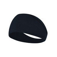Bandeau de Sport Unisexe en Coton Élastique, Anti-Transpiration, Couleur Unie, Bonne Adhérence, pour Yoga, Course, Fitness – Accessoire Cheveux Personnalisable