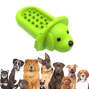 Jouet d'agitation et d'auto-entretenement pour chien en silicone écologique Som Durable Chew, 320g, motif uni - Product Image 1