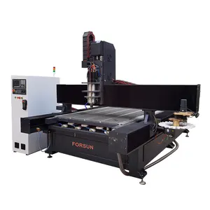 FORSUN 4d oyma otomatik takım değiştirici atc cnc router ile almanya SIEMENS kontrol sistemi