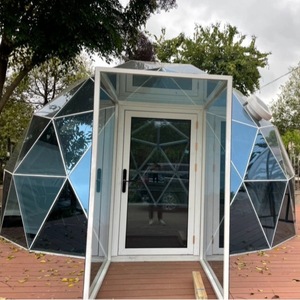 Casa Burbuja, Domo de Vidrio Templado para Exteriores, Diseño Contemporáneo, Alta Transmitancia de Luz, para Patio o Terraza - Product Image 5