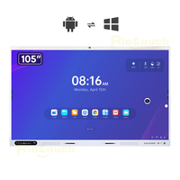 Vente en gros d'usine Tableau blanc interactif intelligent Android 65-110 pouces Écran LCD numérique à vendre